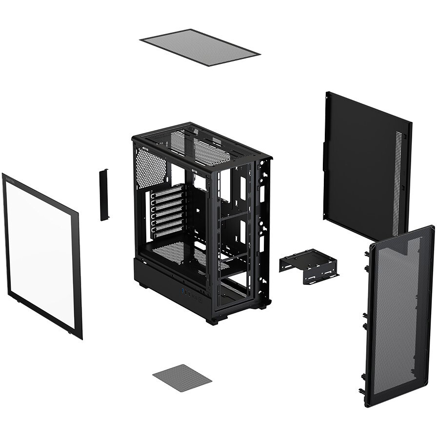 Корпус XASTRA A315 4ARGB Black - A315-1FA36A-1FA12A - фото 13