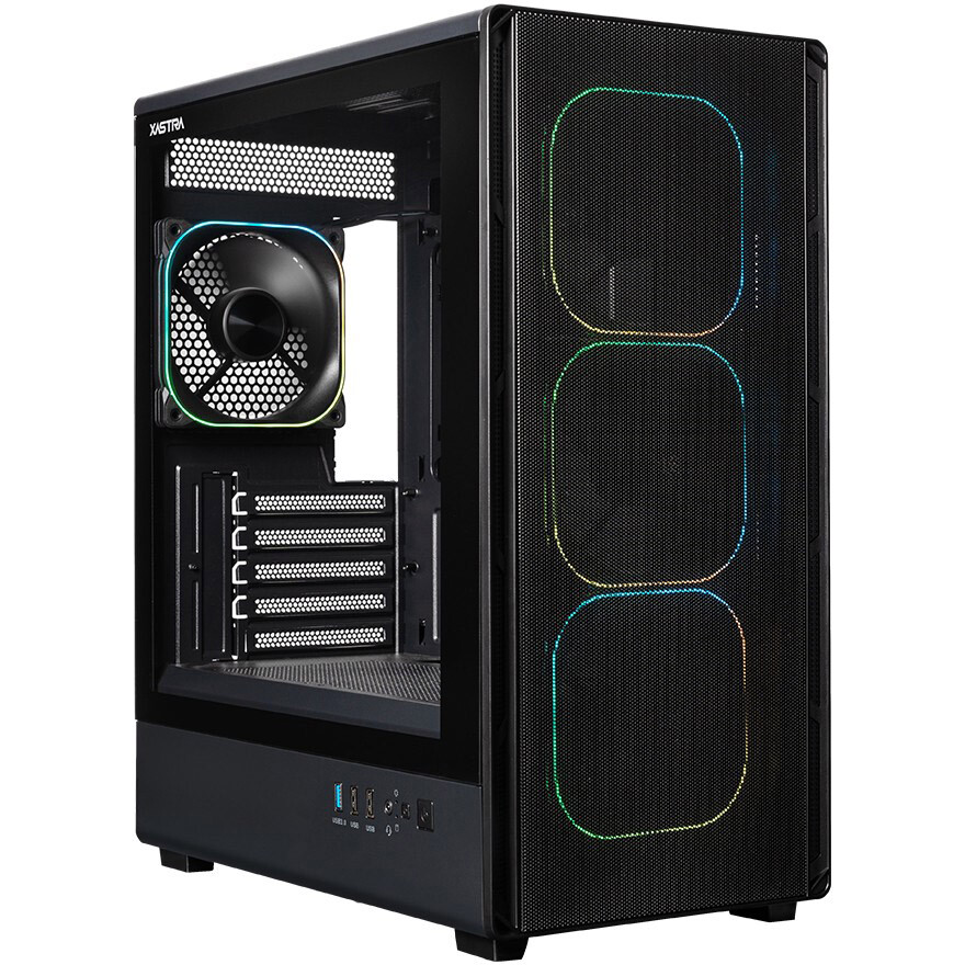 Корпус XASTRA A315M 4ARGB-FG Black - A315M-4FG12A