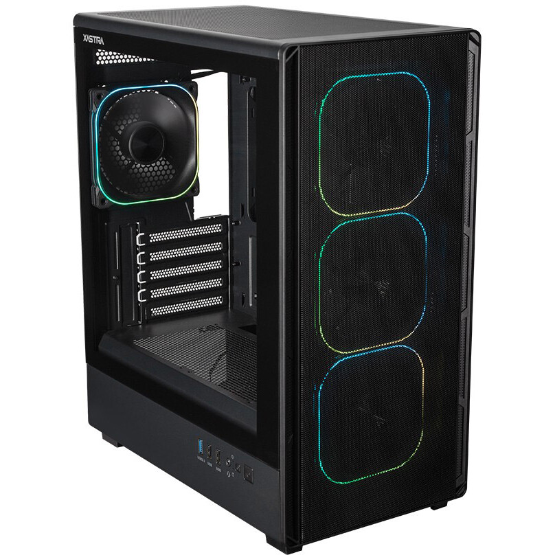 Корпус XASTRA A315M 4ARGB-FG Black - A315M-4FG12A - фото 3