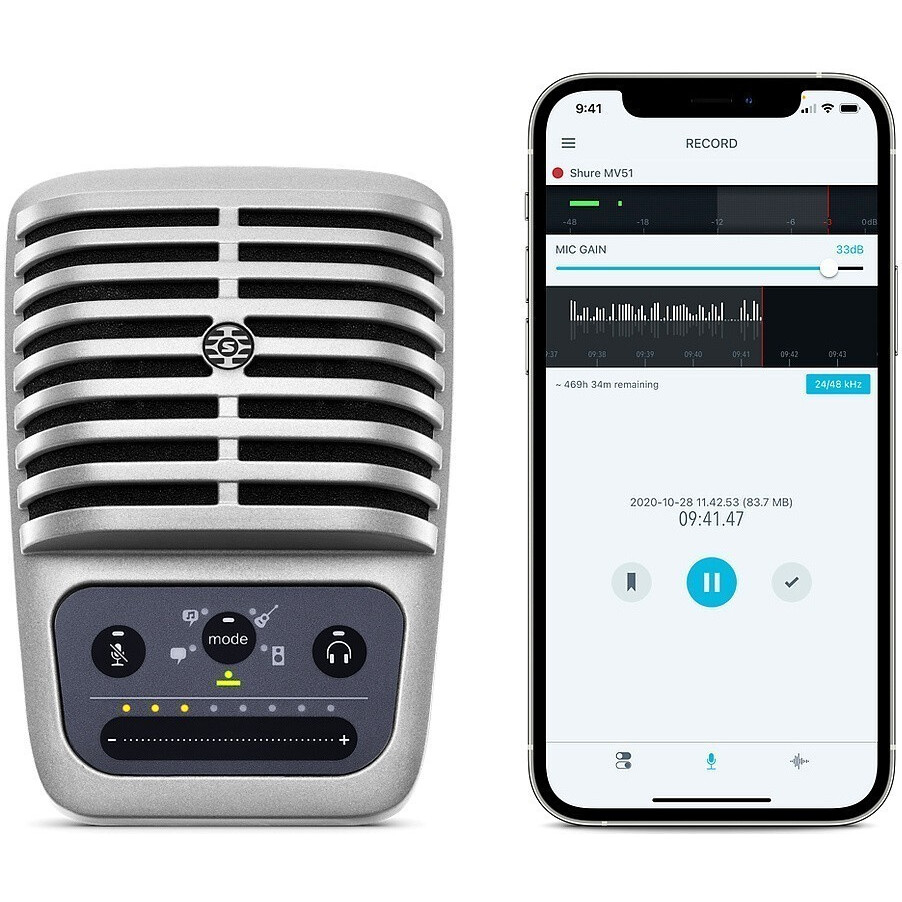 Микрофон Shure MV51-DIG - фото 5