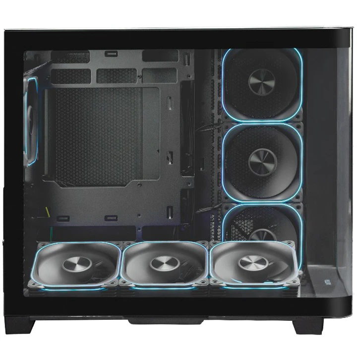 Корпус XASTRA QR600 7ARGB-FG-C10-UC Black - QR600-7FG12A-C10-UC-L - фото 3
