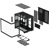 Корпус XASTRA QR600 7ARGB-FG-C10-UC Black (QR600-7FG12A-C10-UC-L)