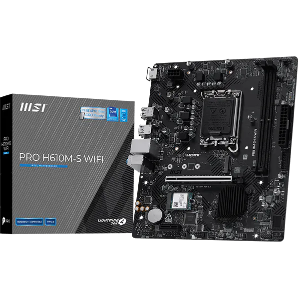 Материнская плата MSI PRO H610M-S WIFI - фото 5
