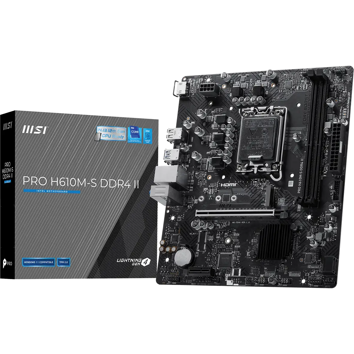 Материнская плата MSI PRO H610M-S DDR4 II - фото 6