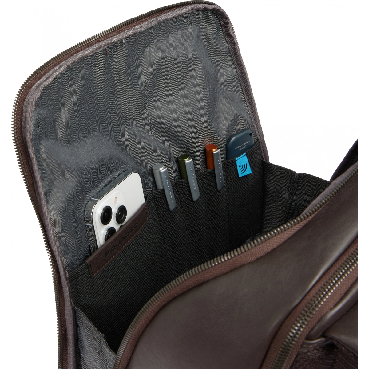 Рюкзак для ноутбука Piquadro Laptop Backpack 15" Dark Brown (CA6503B3/TM) - фото 3
