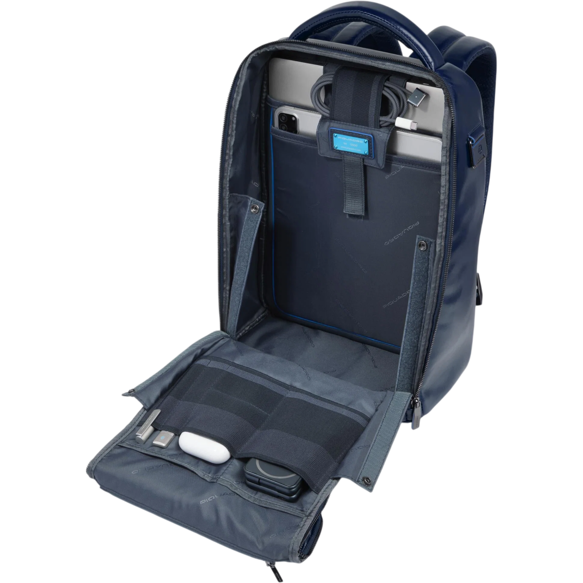 Рюкзак для ноутбука Piquadro Fast-check Men's 14" Night Blue (CA6858B2/BLU2) - фото 3