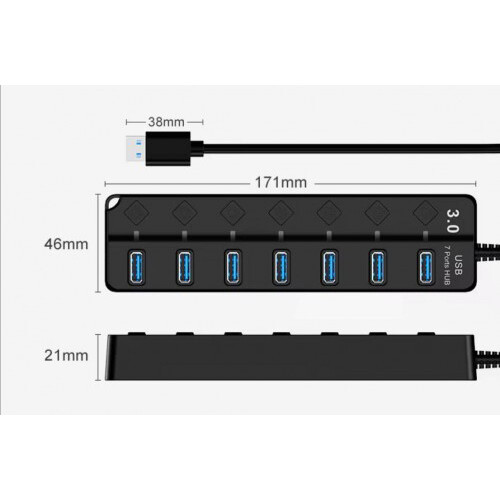 USB-концентратор KS-IS KS-569B - фото 4