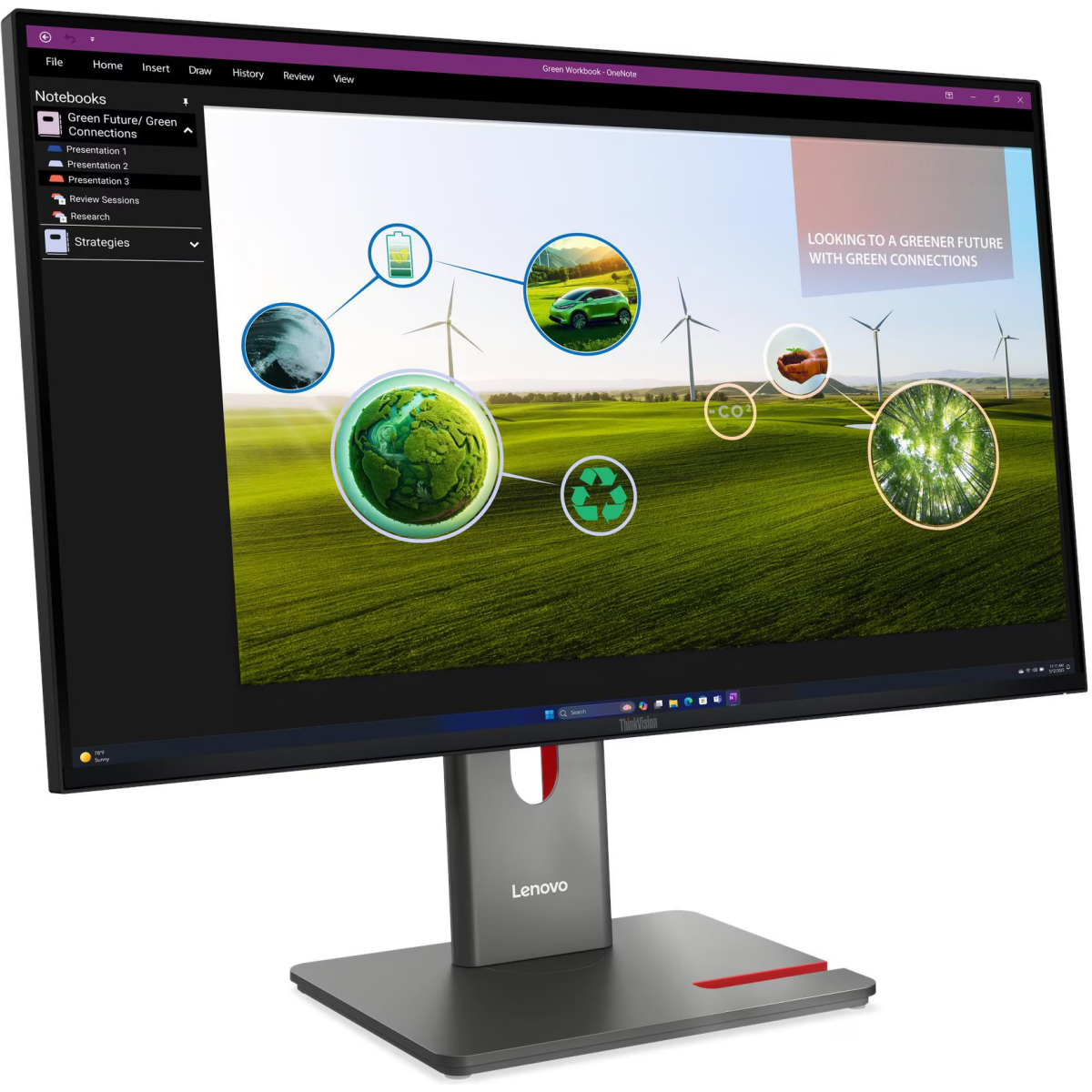 Монитор Lenovo 27" ThinkVision P27Q-40 (64A7GCRNCS) - фото 3