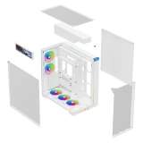 Корпус Thermalright TR-A70 Vision FAN5-C White (TRA70VF5CW)