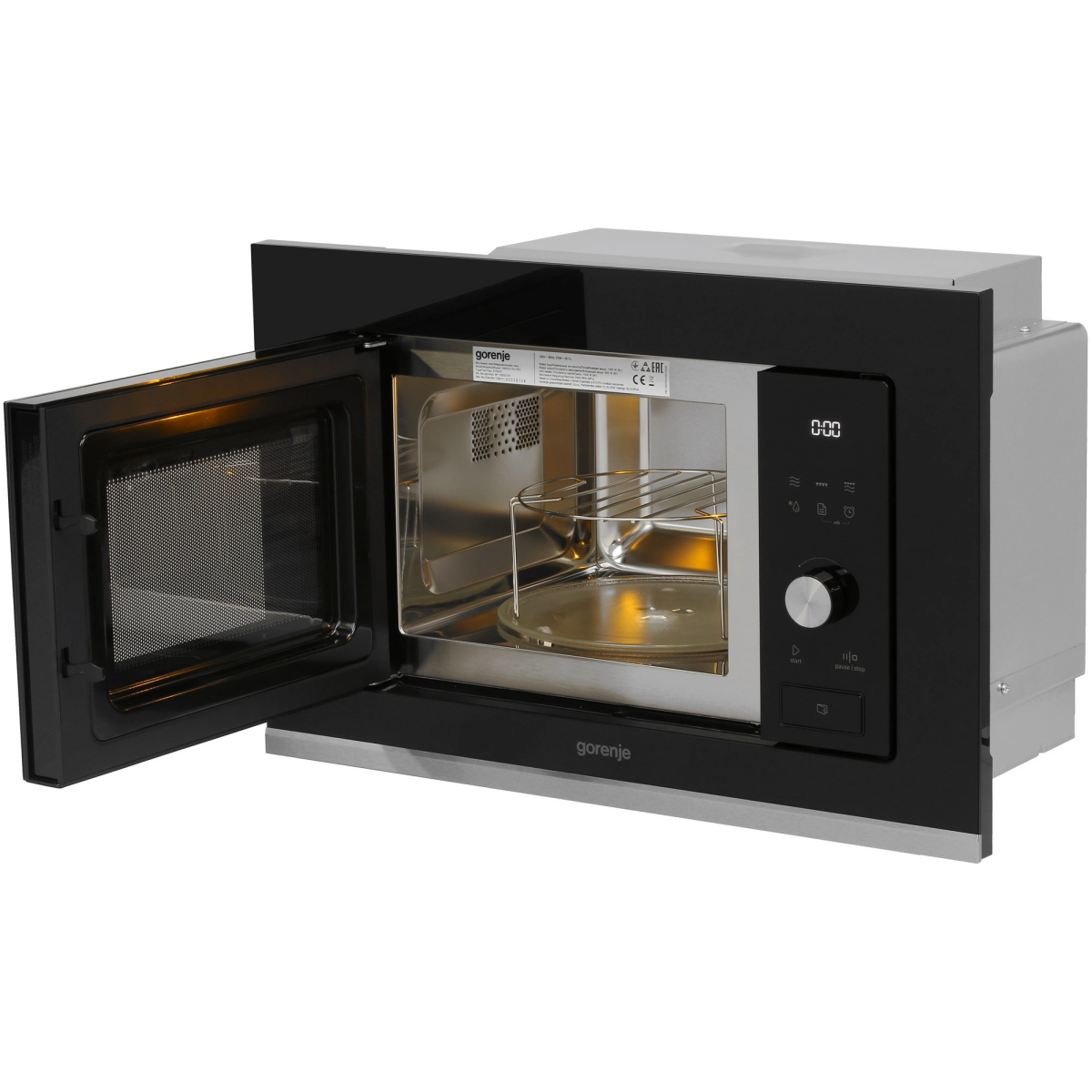 Встраиваемая микроволновая печь Gorenje BMX201AG1BG - фото 4