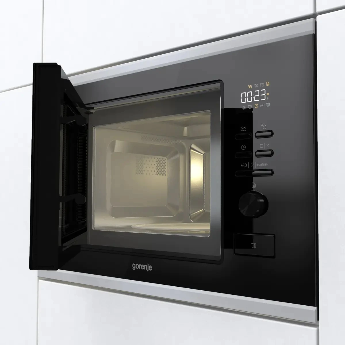 Встраиваемая микроволновая печь Gorenje BMX201M2BG - фото 5