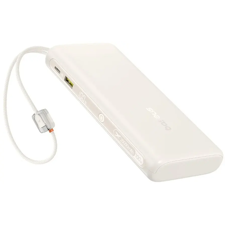 Внешний аккумулятор Baseus EnerFill FC41 20000mAh 100W Beige - E0028N04 - фото 2