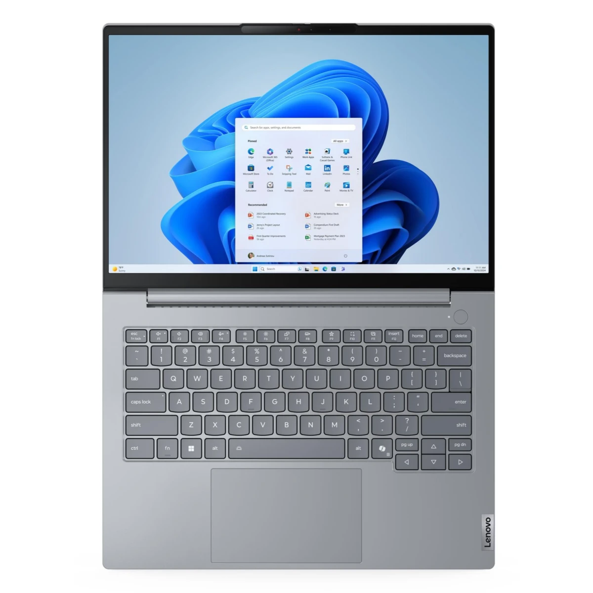 Ноутбук Lenovo ThinkBook 14 G8 IAL Arctic Grey (21SJ005WGQ) - фото 4