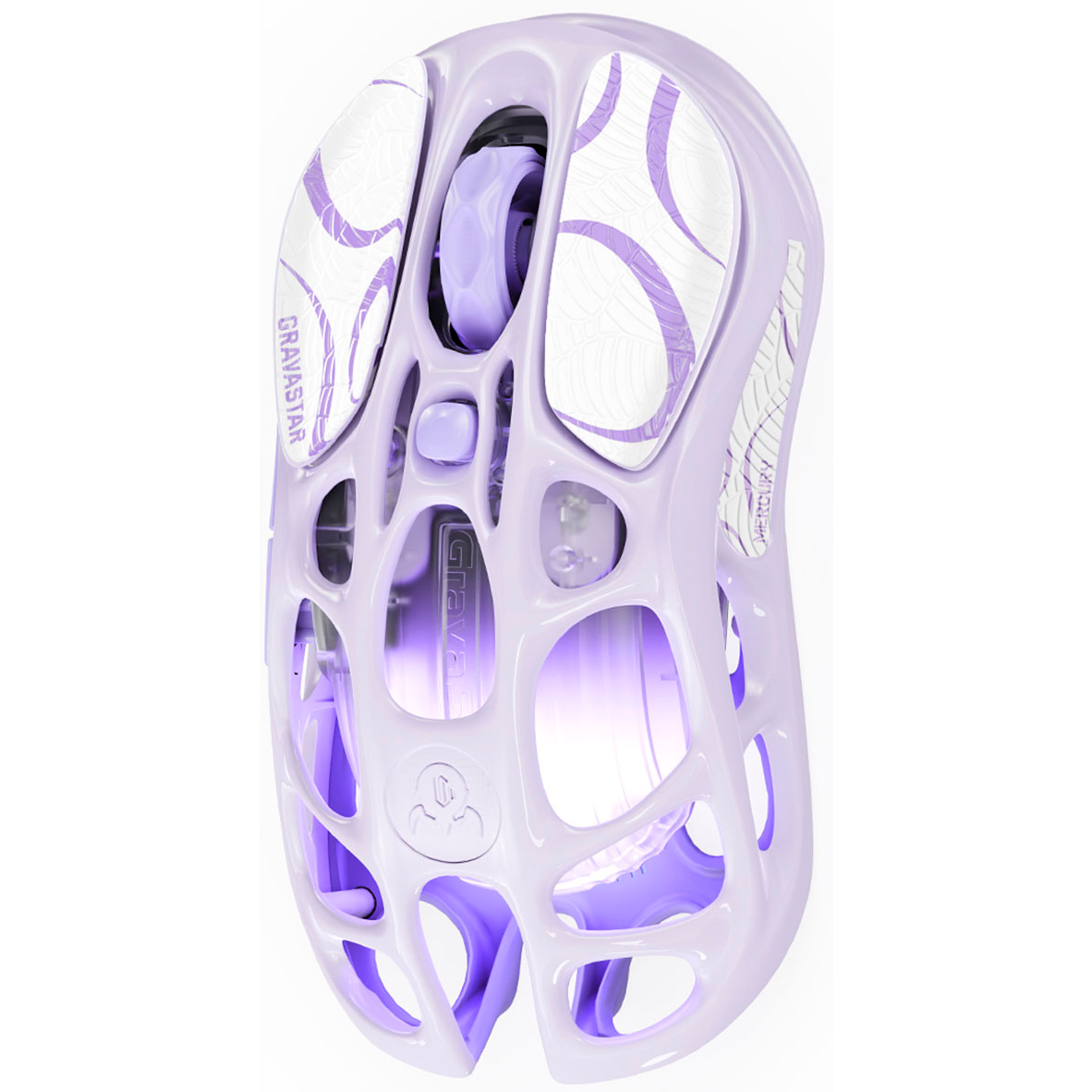 Мышь Gravastar Mercury M1 Pro Lavender Purple - фото 2