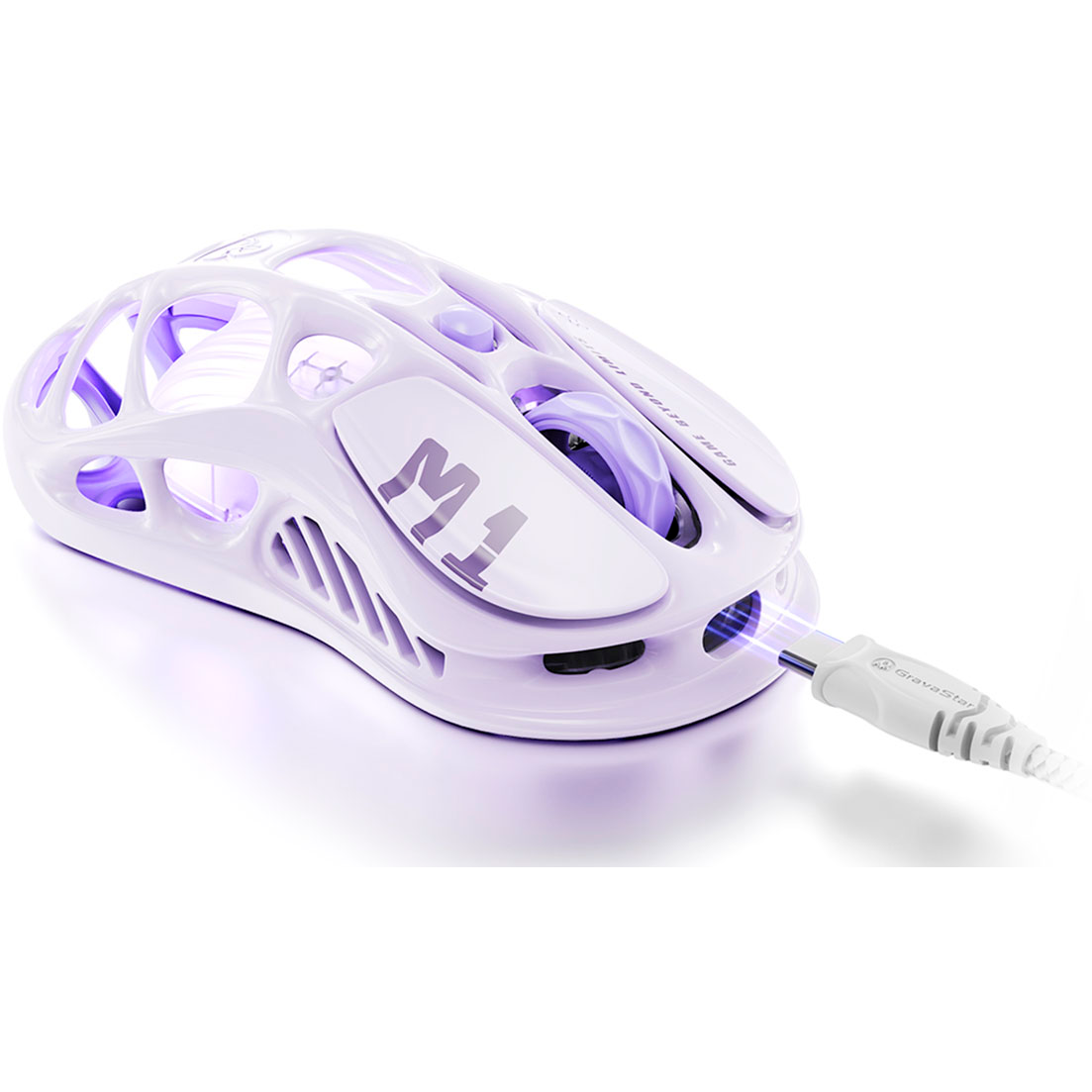Мышь Gravastar Mercury M1 Pro Lavender Purple - фото 4