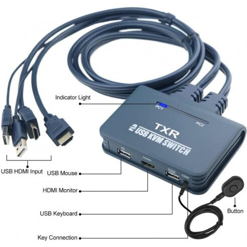 KVM переключатель KS-IS KS-705L1 - фото 5