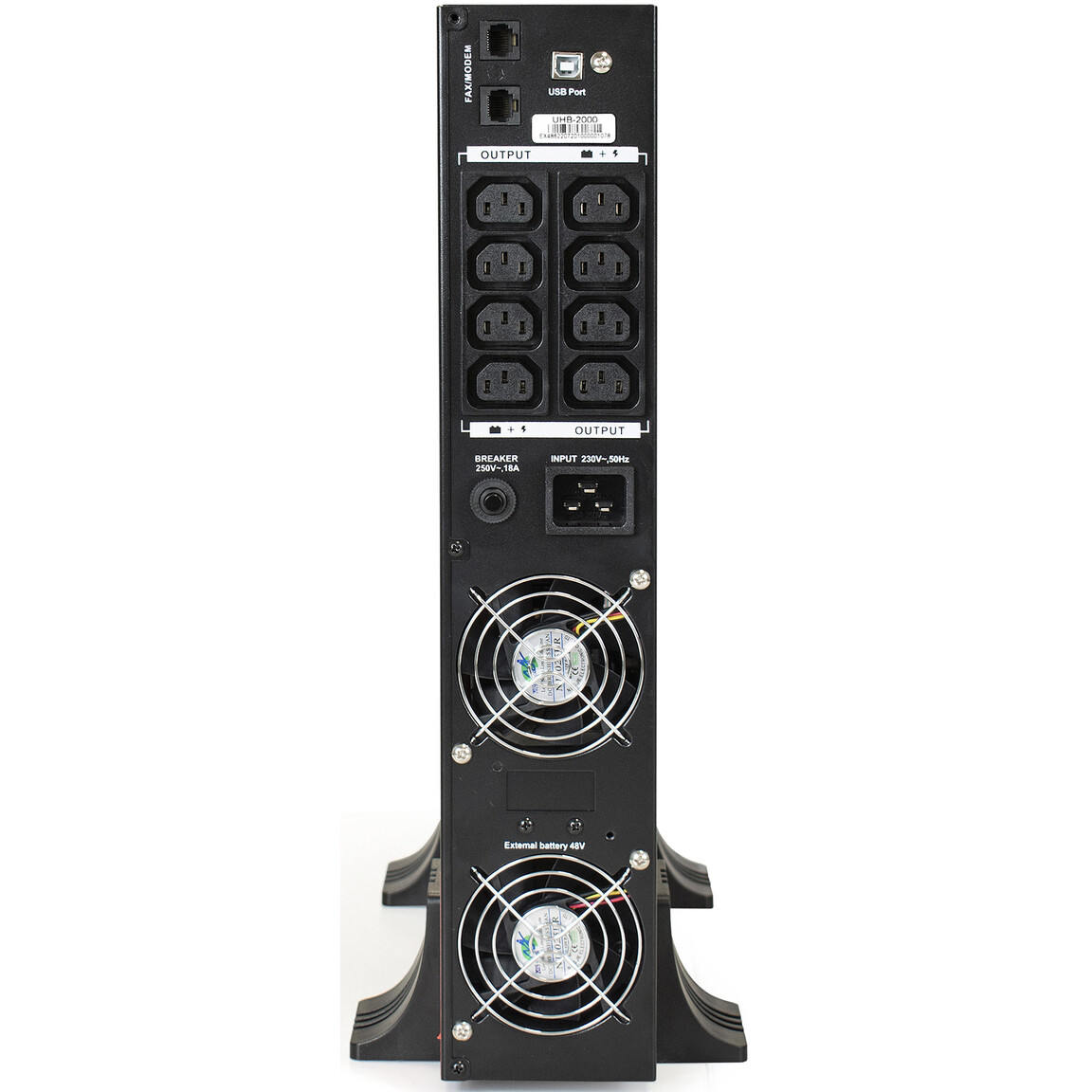 ..... ИБП ExeGate SinePower UHB-2000.LCD.AVR.C13.RJ.USB.2U (7102), из ремонта - EP285644RUS - фото 4
