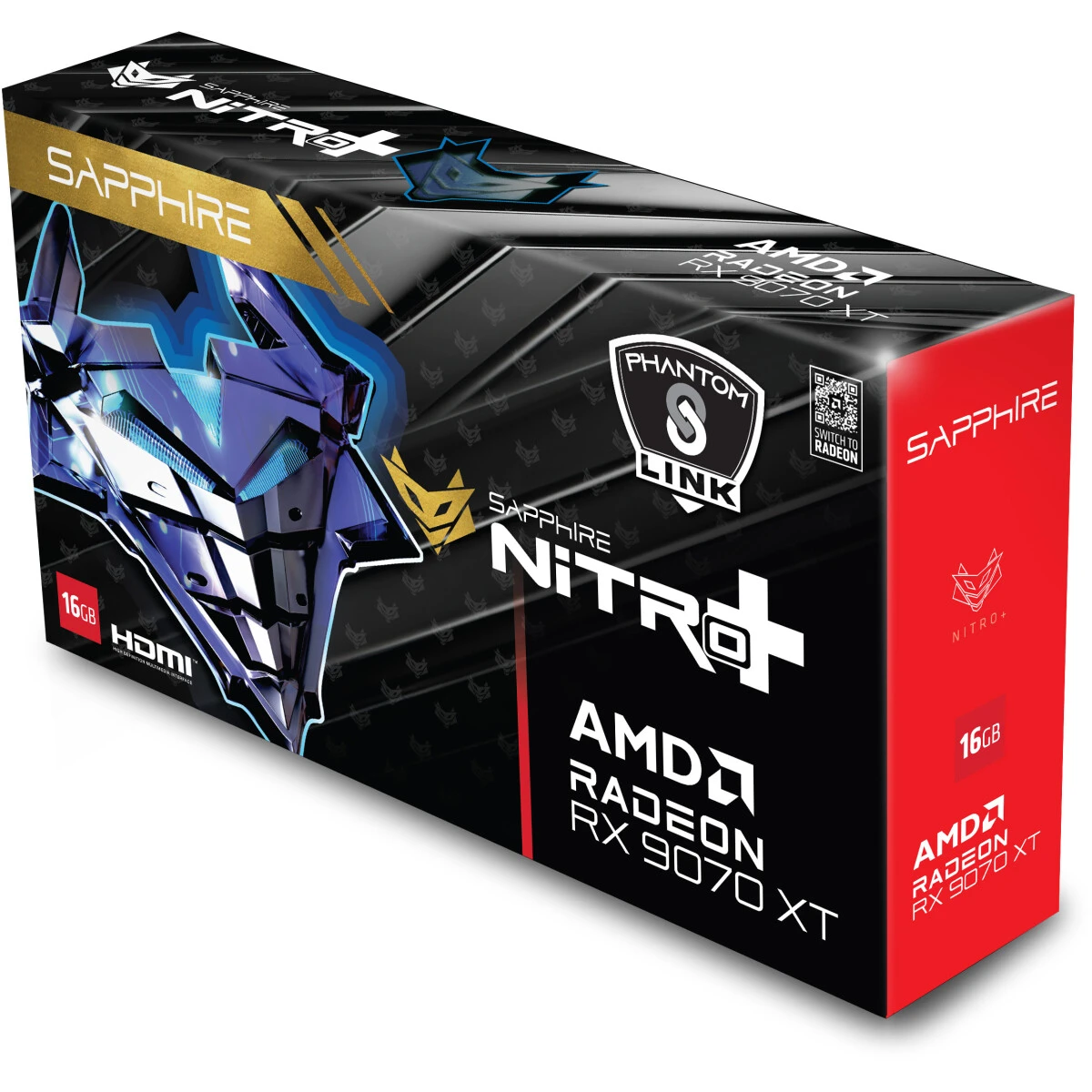 Видеокарта AMD Radeon RX 9070 XT Sapphire Nitro+ PhantomLink Edition OC 16GB (11348-08-20G) - фото 7