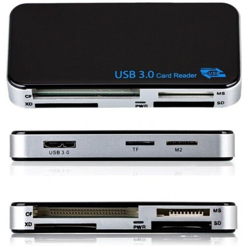 Кардридер KS-IS KS-053B Black/Silver - фото 6