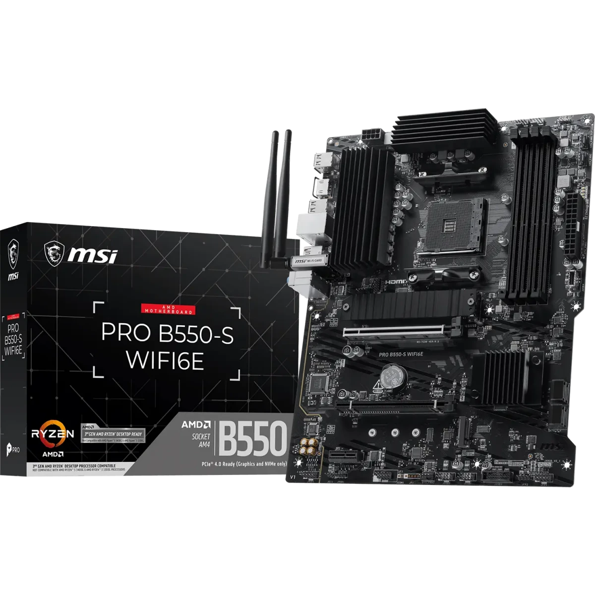Материнская плата MSI PRO B550-S WIFI6E - фото 5