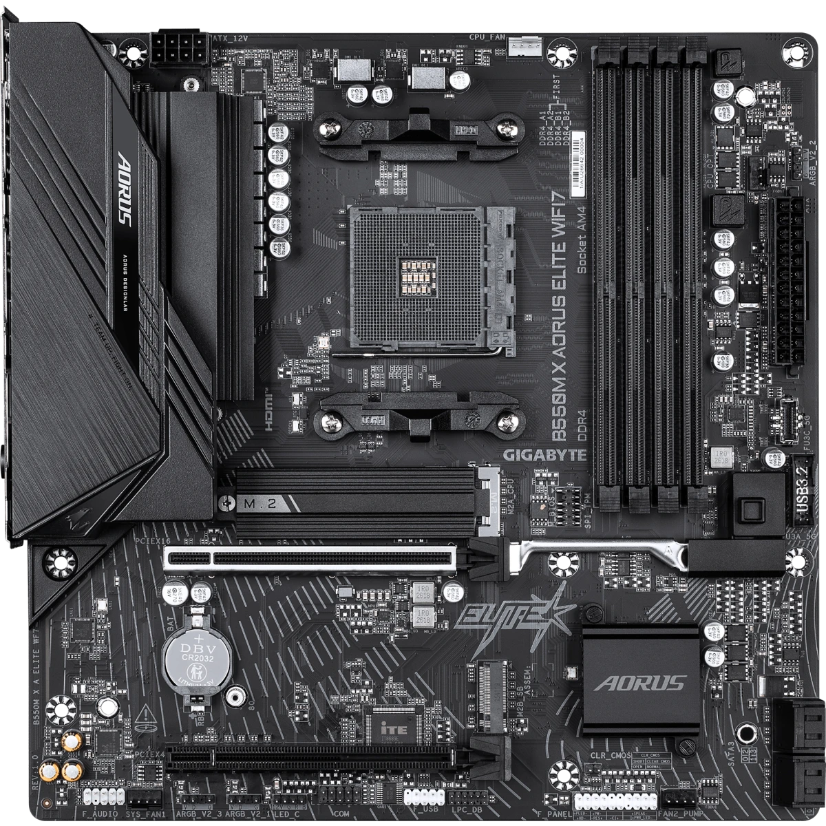 Материнская плата Gigabyte B550M X AORUS ELITE WIFI7