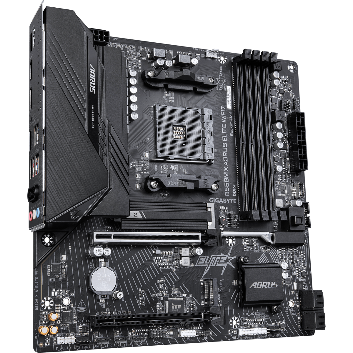 Материнская плата Gigabyte B550M X AORUS ELITE WIFI7 - фото 2