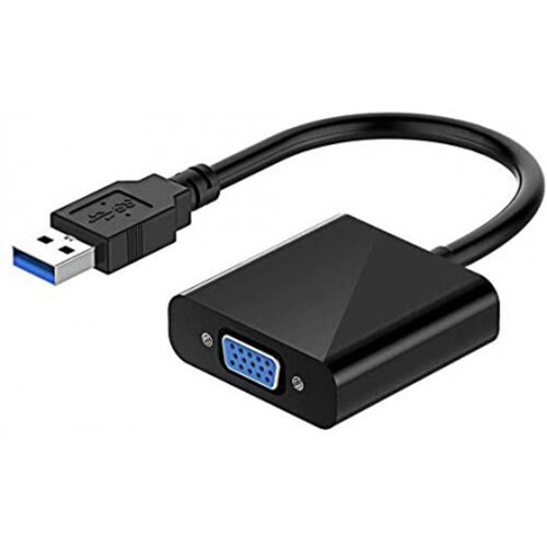 Переходник USB A (M) - VGA (F), KS-IS KS-406
