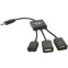 Переходник USB Type C - 2x USB/microUSB, KS-IS KS-319