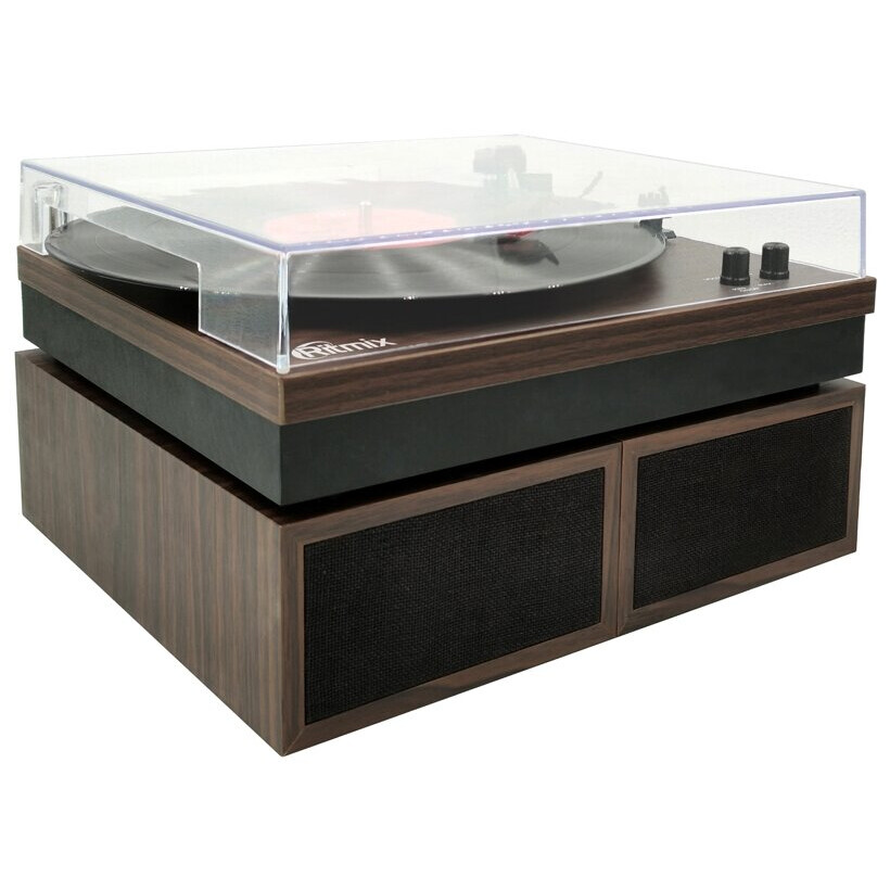 Виниловый проигрыватель Ritmix LP-340B Dark Wood - фото 3