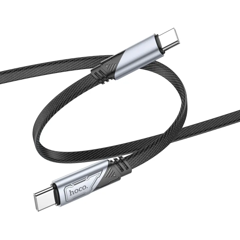 Кабель USB Type-C - USB Type-C, 1.2м, HOCO U119 Black - 05021