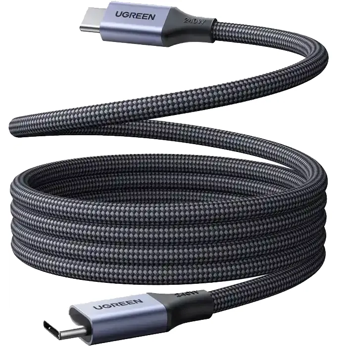 Кабель USB Type-C - USB Type-C, 1м, UGREEN L537 - 85973