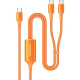 Разветвитель USB Type-C - 2x USB Type-C, 1.3м, Vention TRUOBB