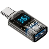 Переходник USB A (F) - USB Type-C (M), KS-IS KS-881СA
