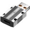 Переходник USB A (M) - USB Type-C (F), KS-IS KS-379P-S