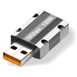 Переходник USB A (M) - USB Type-C (F), KS-IS KS-379P-S