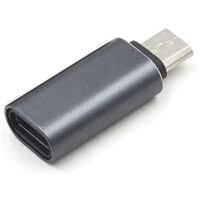 Переходник microUSB (M) - USB Type-C (F), KS-IS KS-764