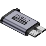 Переходник microUSB 3.0 B (M) - USB Type-C (F), KS-IS KS-964