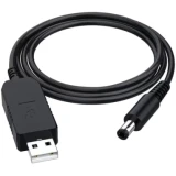 Кабель USB - DC 5.5mm, 1м, KS-IS KS-915B-1
