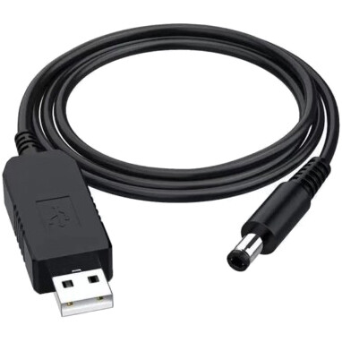 Кабель USB - DC 5.5mm, 1м, KS-IS KS-915B-1