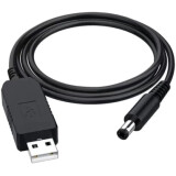 Кабель USB - DC 5.5mm, 1м, KS-IS KS-915B-1