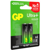 Батарейка GP 15A Ultra Plus G-tech Alkaline (AA, 2 шт.) (15AUPA21-2CRSBNN2) (4891199238024)