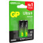 Батарейка GP 15A Ultra Plus G-tech Alkaline (AA, 2 шт.) (15AUPA21-2CRSBNN2) - 4891199238024 - фото 2