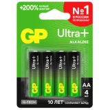 Батарейка GP 15A Ultra Plus G-tech Alkaline (AA, 4 шт.) (15AUPA21-2CRSBNN4) (4891199238048)