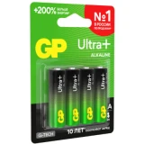 Батарейка GP 15A Ultra Plus G-tech Alkaline (AA, 4 шт.) (15AUPA21-2CRSBNN4) (4891199238048)