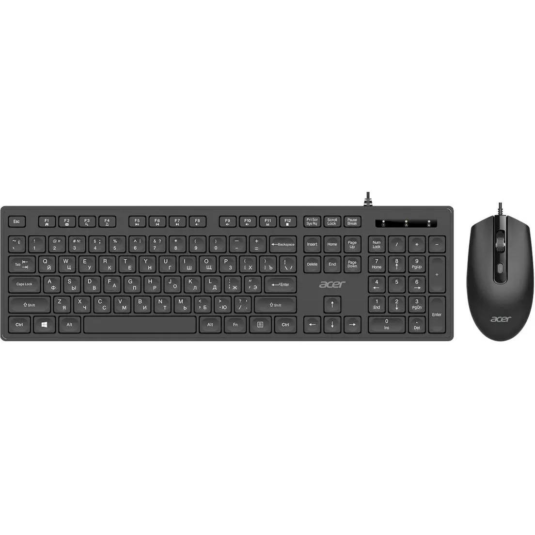 Клавиатура + мышь Acer OCC504 Black - ZL.ACC11.00M