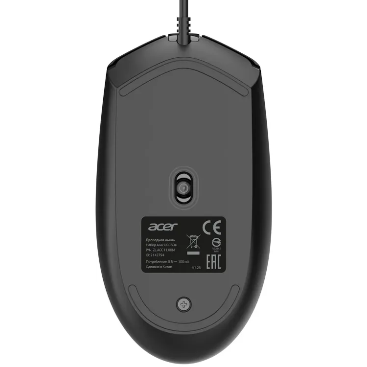 Клавиатура + мышь Acer OCC504 Black - ZL.ACC11.00M - фото 8