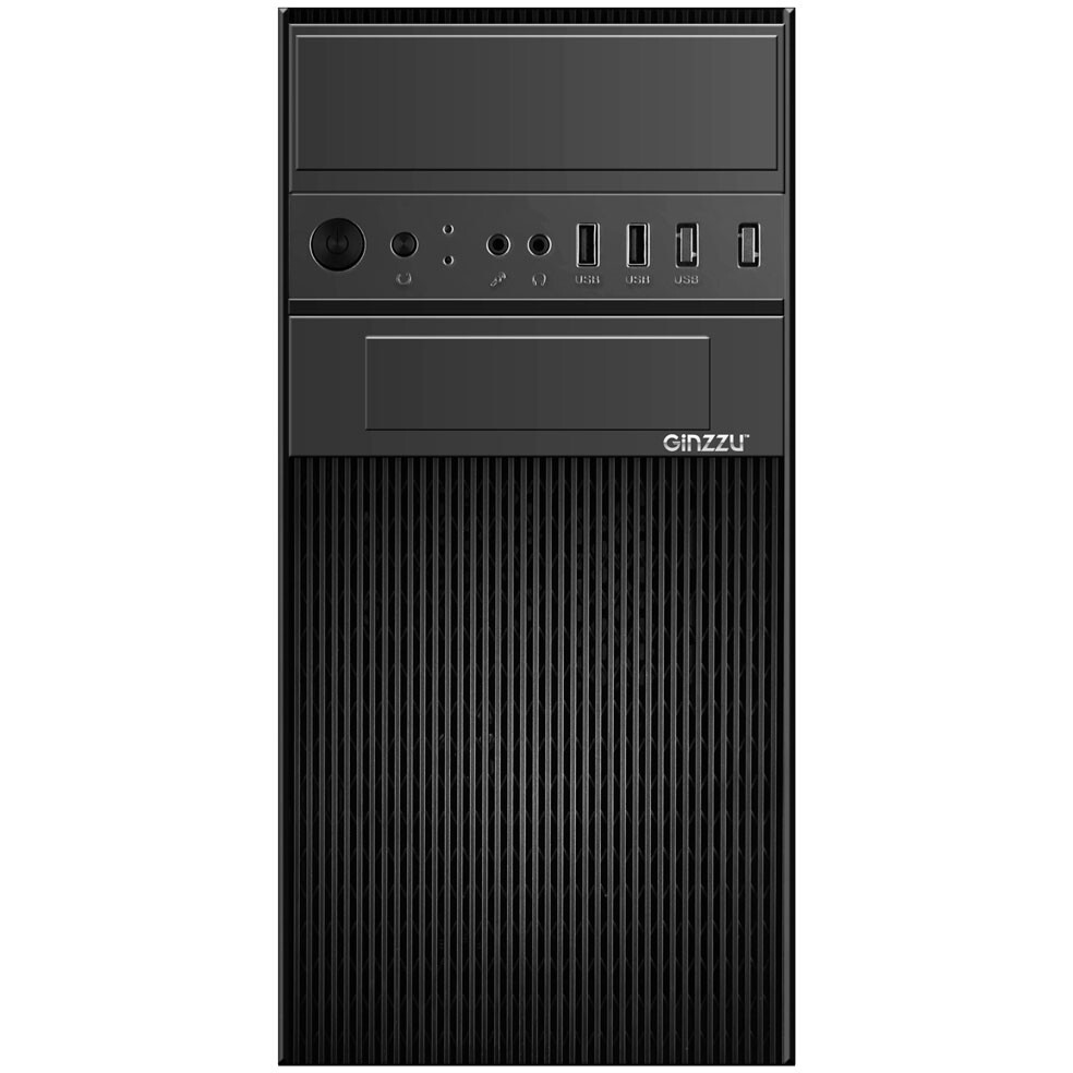 ..... Корпус Ginzzu D190 Black, царапина на боковой части корпуса, следы установки - фото 3