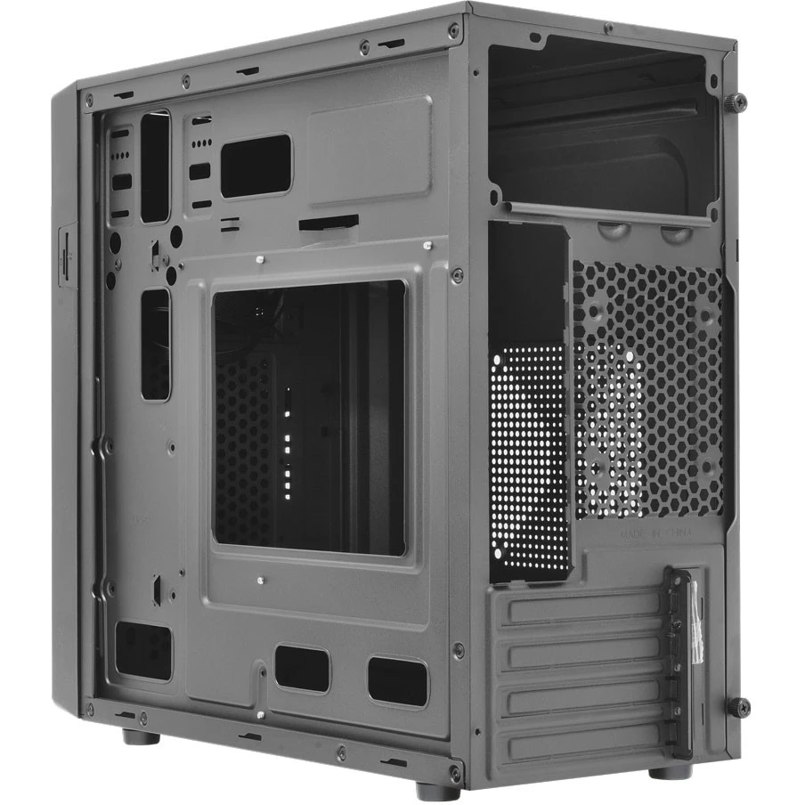 ..... Корпус Ginzzu D190 Black, царапина на боковой части корпуса, следы установки - фото 7