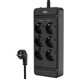 Сетевой фильтр AGNI TP-FS6E-2m-Black