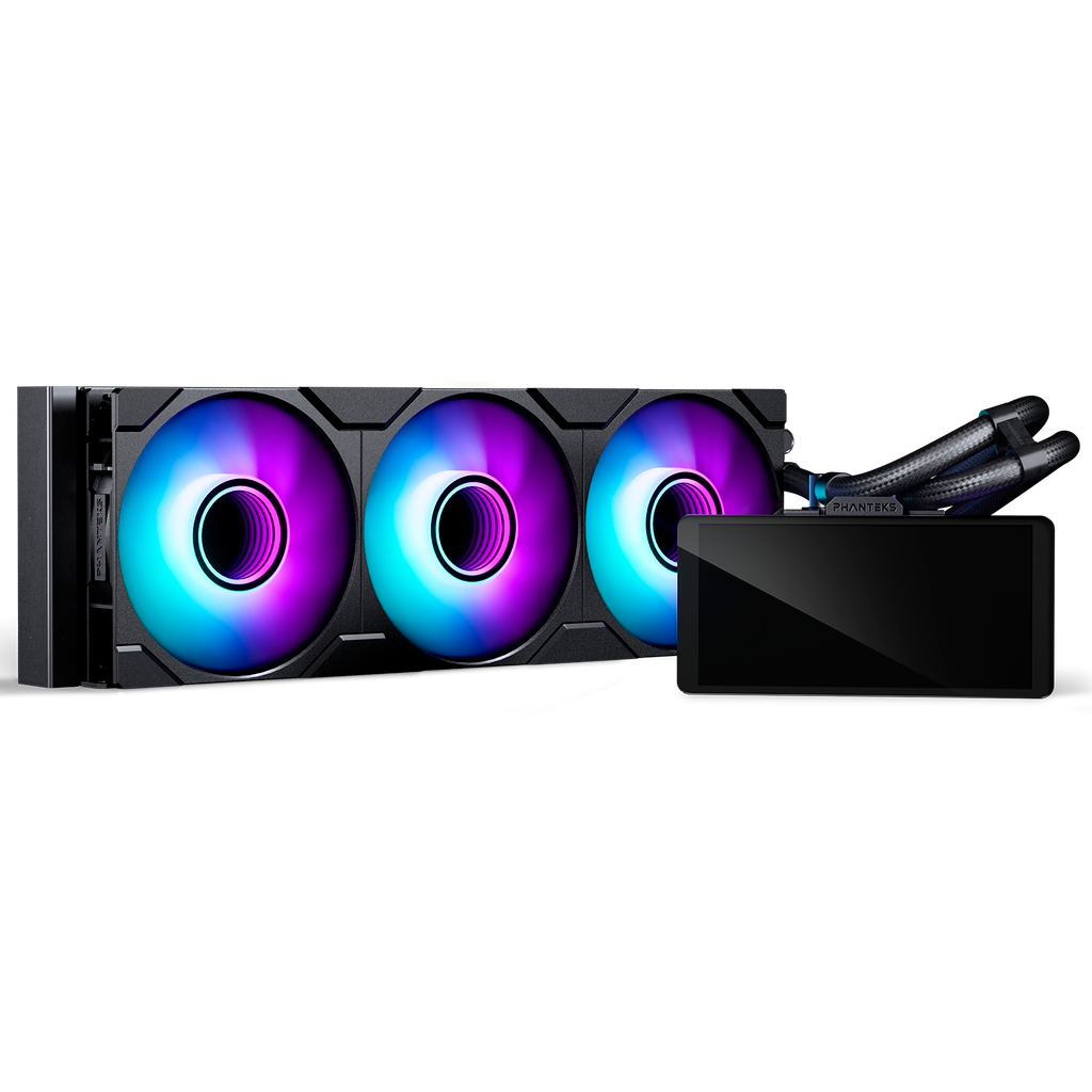 Система жидкостного охлаждения Phanteks Glacier One 360M25 G2 LCD Black - PH-GO360M25G2LCD_DBK01 - фото 2